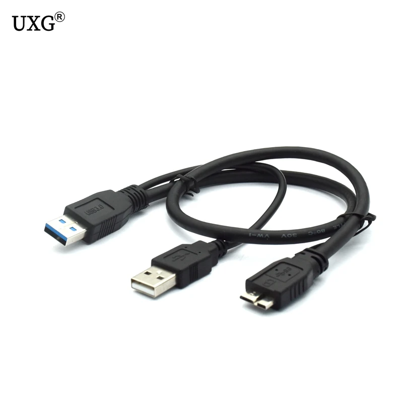 

Кабель-переходник с USB 3,0 «папа» на Micro USB 3 с дополнительным питанием usb «папа» на Micro USB B «папа», кабель-переходник для жесткого диска
