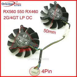 HA5010H12SF-Z 12V 0.13A 50mm GPU Fan For MSI RX560 550 RX460 2G/4GT LP OC Graphics Card Cooler Cooling Fan
