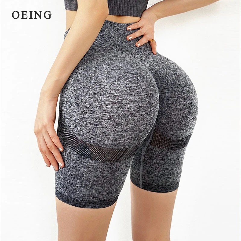 

High Waist Yoga Shorts Seamless Workout Fitness Shorts Scrunch Butt Short Leggings Sport Women Gym Leggings Biker Shorts Women