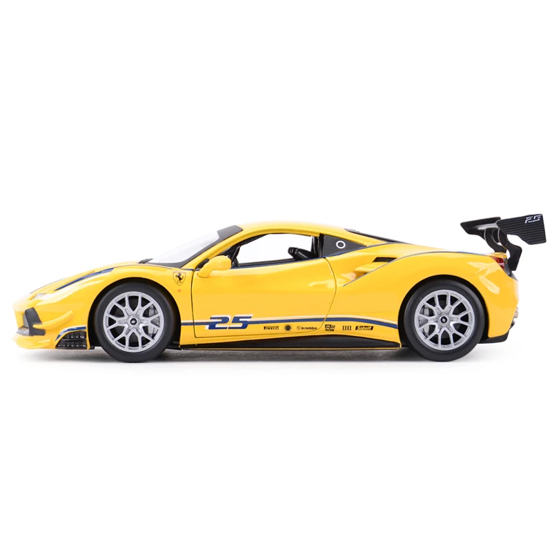 Bburago 1:24 Ferrari 488 Challenge Sports Car Static Die Cast Vehicles Collectible Model Car Toys