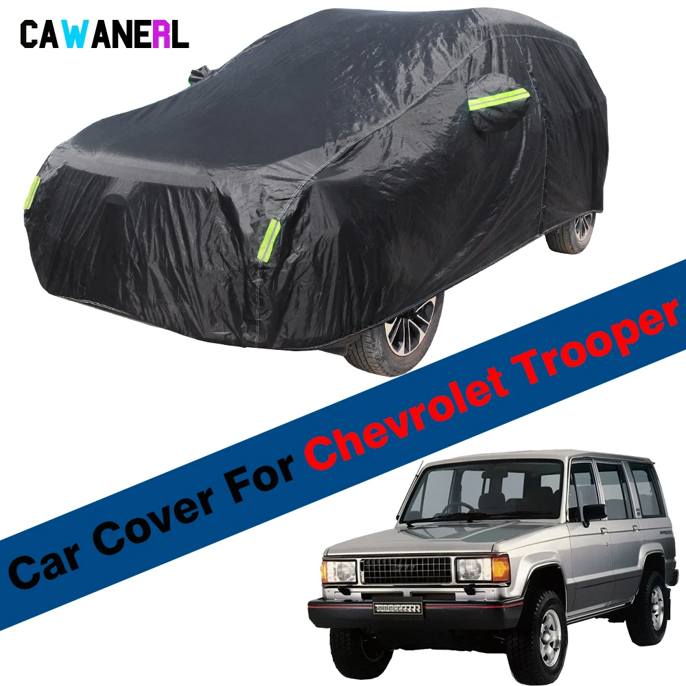 Outdoor Car Cover For Chevrolet Trooper Anti-UV Sun Shade Rain Snow Wind Protection Cover Waterproof