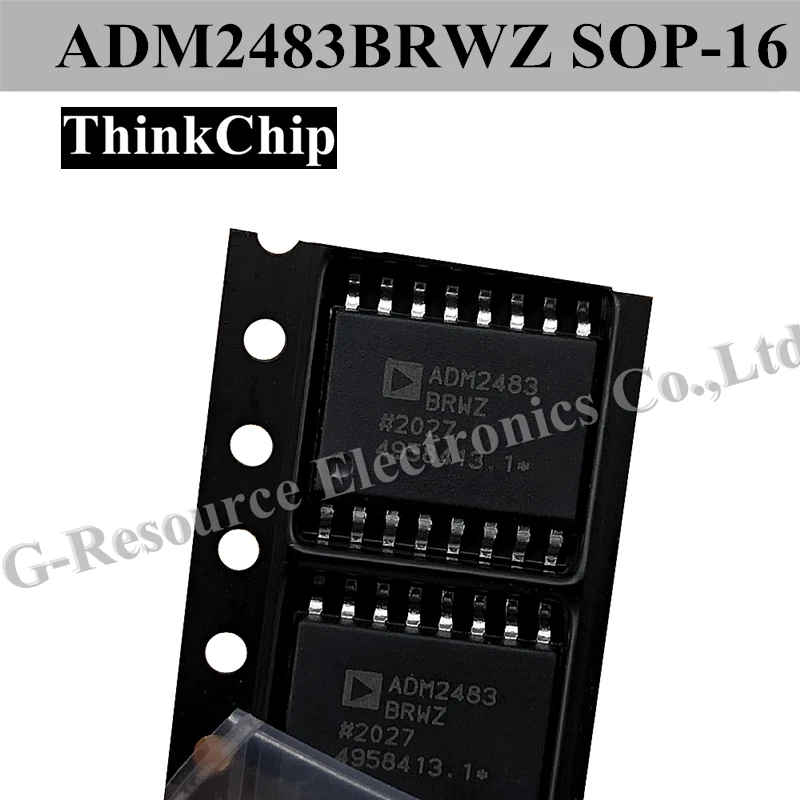 ADM2483BRWZ SOP-16 AMD2483 نصف دوبلكس iCoupler®معزولة RS-485 الإرسال والاستقبال