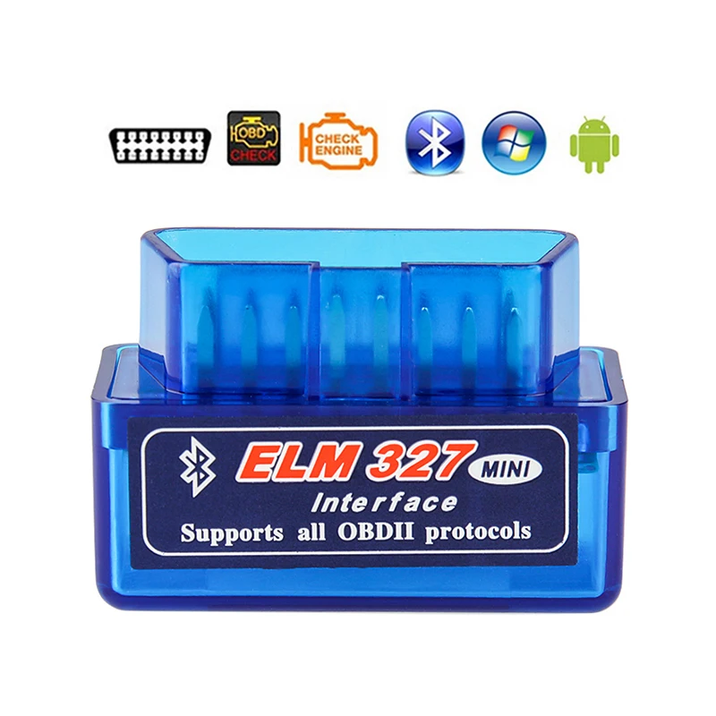 ELM327 Bluetooth V1.5 OBD2 Car Diagnostic Tool For Lada Kalina Priora Niva Vaz Granta Samara 2110 2114 Largus 2109 2115 2112