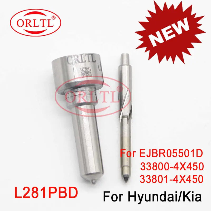 L281PBD Original High Pressure Spray Nozzle L281PRD Fuel Nozzles For Hyunda/KIA EJBR05501D (33800-4X450 33801-4X450)