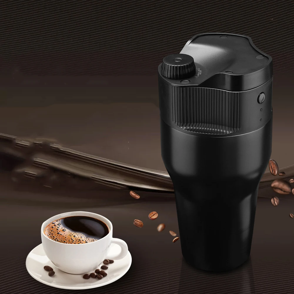 Mini Automatic Coffee Machine Travel USB Portable Reusable espresso Coffee Mugs Travel Kcup Filter Capsule Coffee Maker