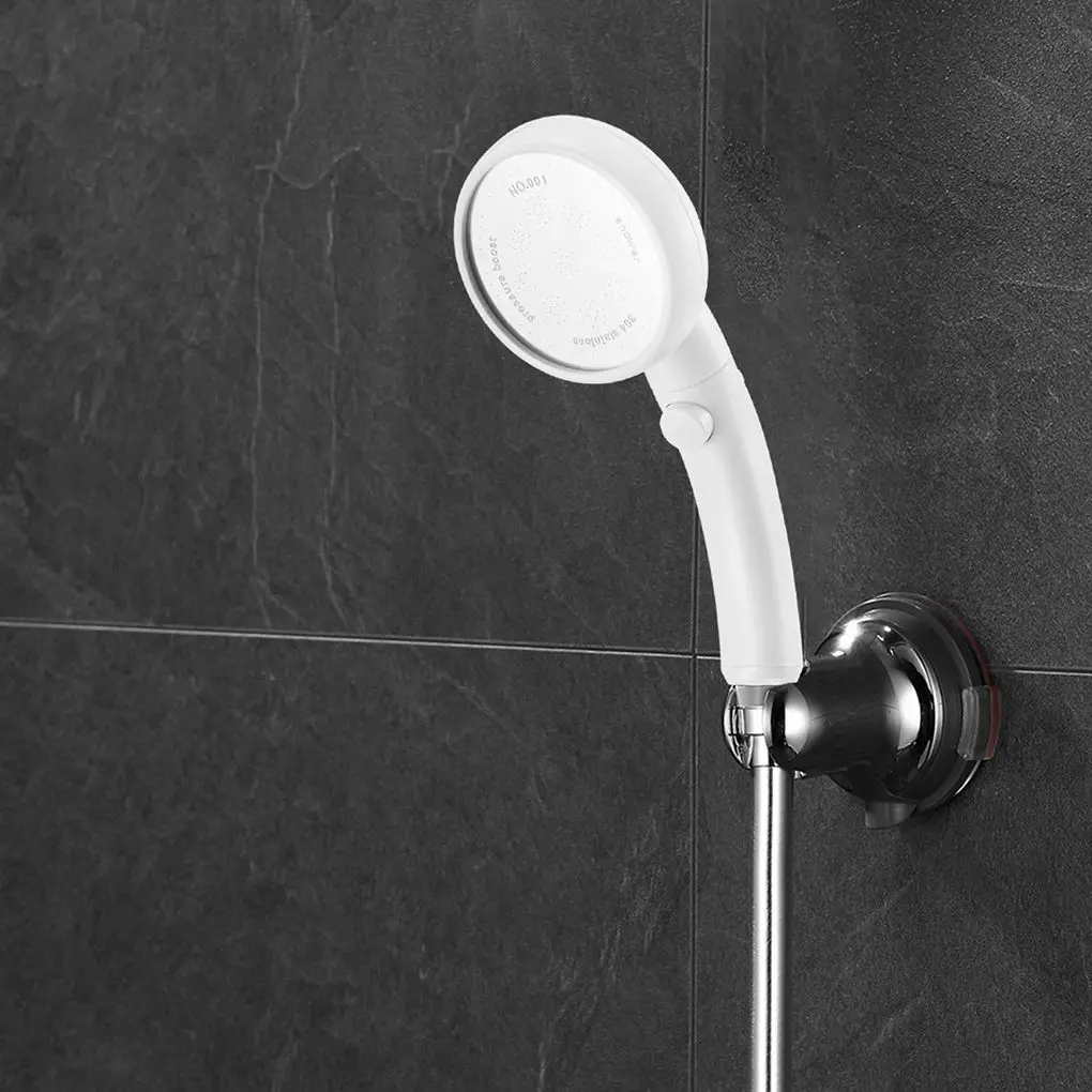 Pressurized Shower Head High Pressure Jetting Adjustable Water Saving ShowerHead Bathroom SPA Nozzle With Switch On/Off Button