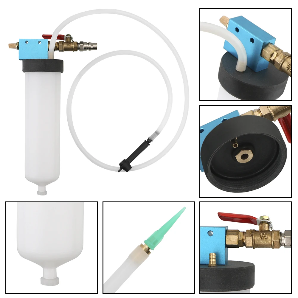 Universal Hydraulic Pump Oil Change Brake Bleeder Fluid Drain Fuel Filter Pumping Bleeding Tool Motorcycle Truck Car Accessories