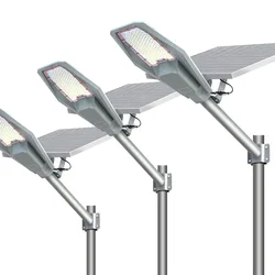 Lampes à panneau solaire extérieur à LED avec télécommande, lampadaires pour jardin, cour, route, 100W, 200W, 300W, 400W