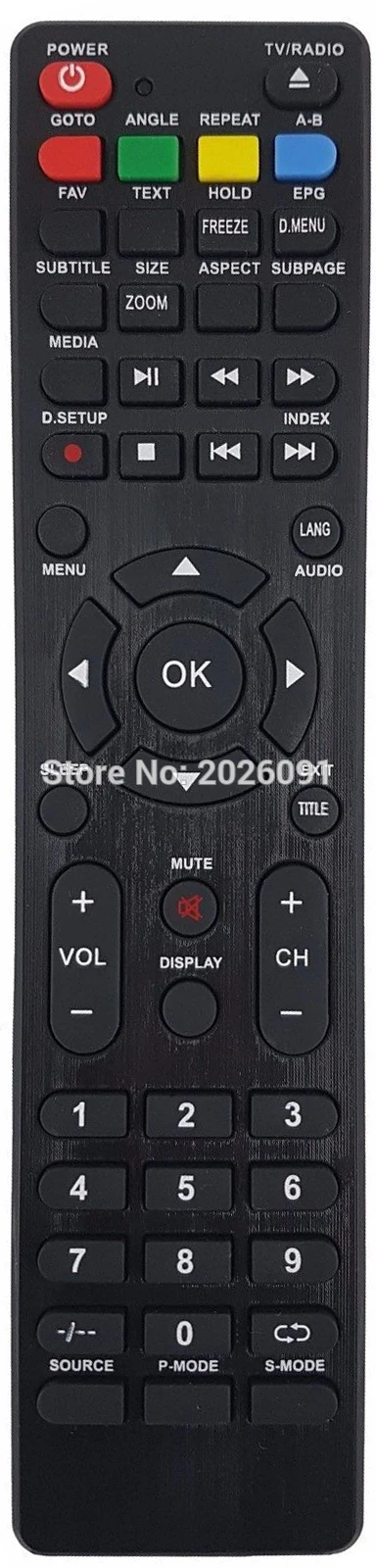 

Remote Control for TV HYUNDAI 32LE-RD 53207 JTC 2021KL DVB821510(2^VERS) DVB-PM14009HCATS DVB73207 DVB824010 DVX4