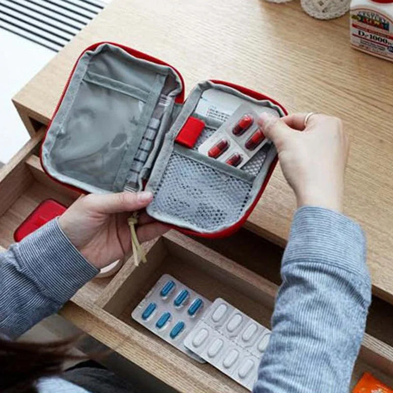 Kit de primeiros socorros ao ar livre saco de viagem pacote portátil caça kit de emergência sacos saco de armazenamento de medicina pequenos sacos organizador