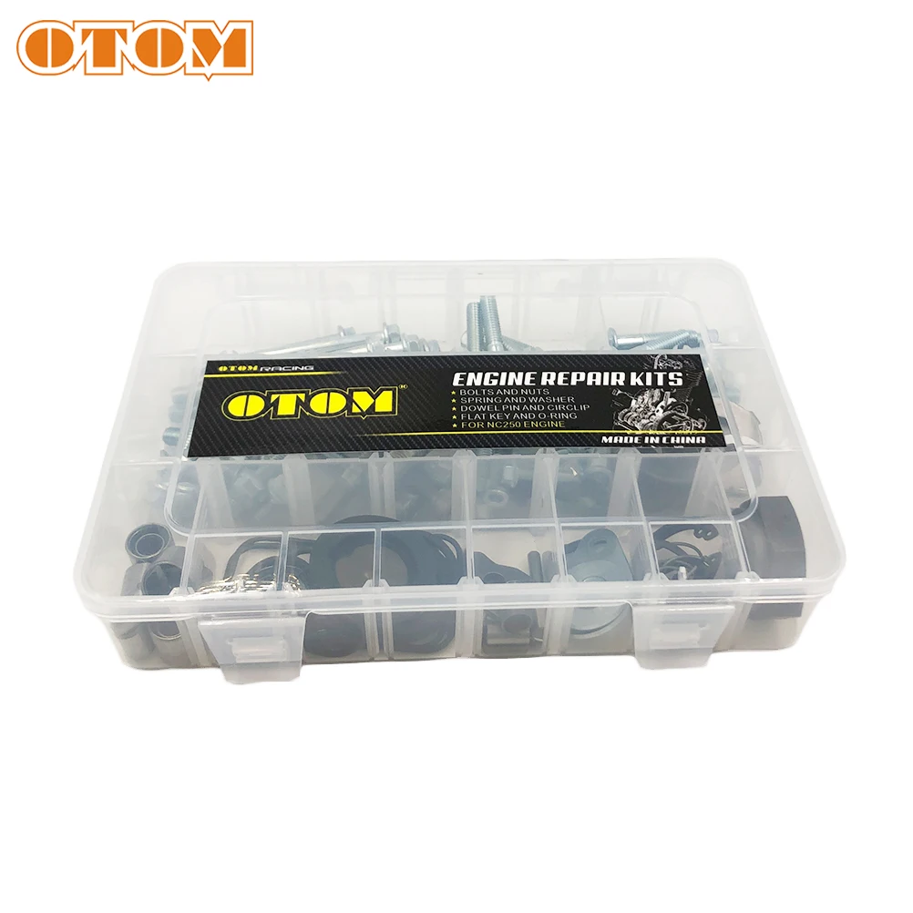 OTOM For ZONGSHEN NC250 Engine Whole Vehicle Maintenance Package Screw Gasket Seal KEWS K16 KAYO T6 Motocross Dirt Bike Enduro