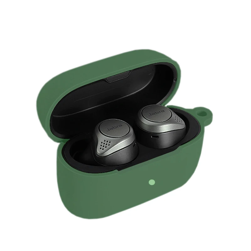 Jabra elite 85t用のディズニーイヤホンケース,フック付きワイヤレスbluetoothシリコン保護ケース