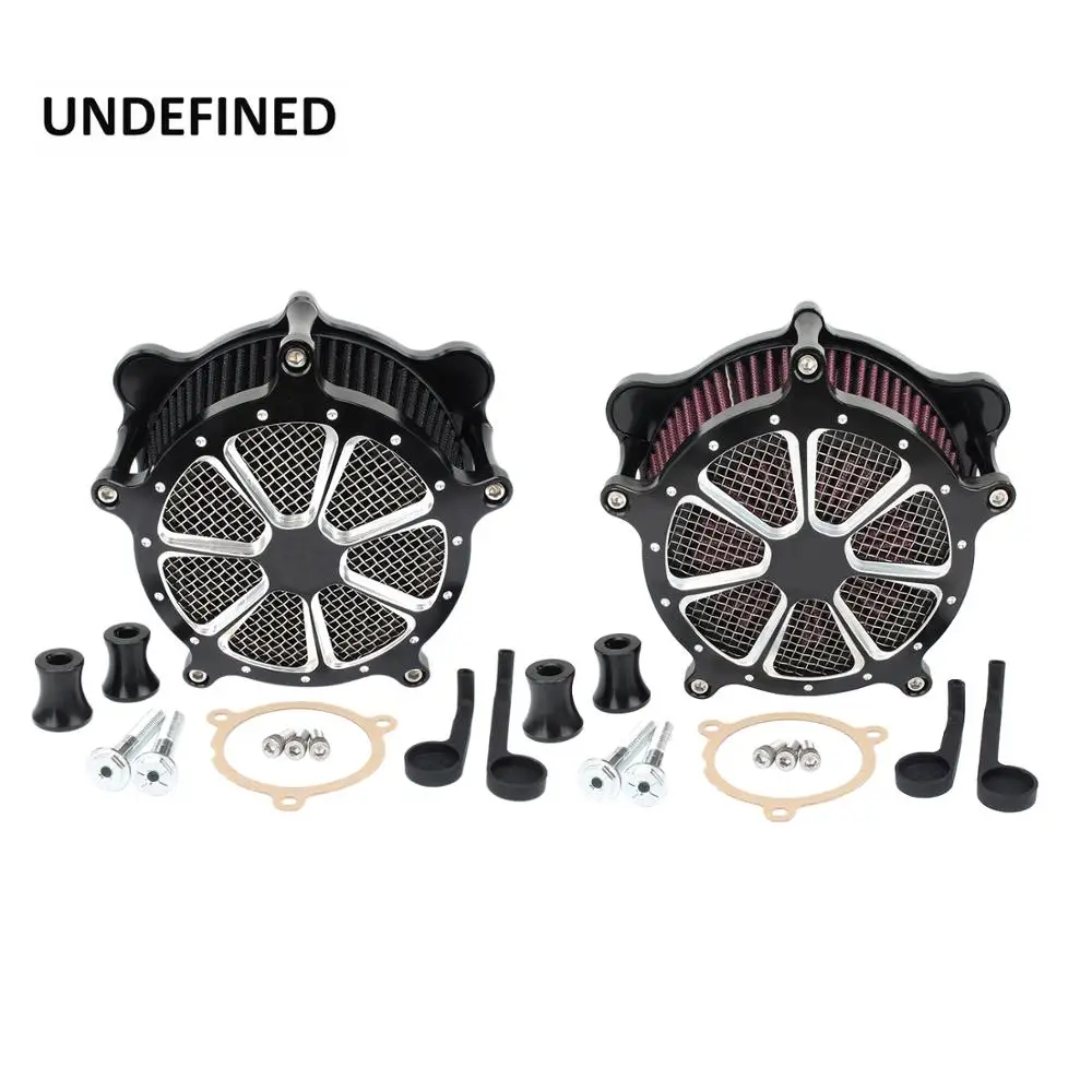 

for Harley Touring Road King Road Electra Glide FLH FLT Softail FLST 2020 Black Motorcycle CNC Air Filter Intake Air Cleaner Kit