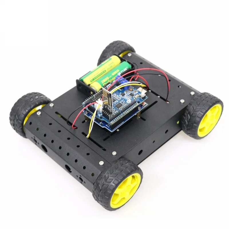 WiFi/Bluetooth/PS2 RC 4wd Smart Car Chassis Kit with for arduino+Motor Driver Board for Arduino DIY Remote Control Robot