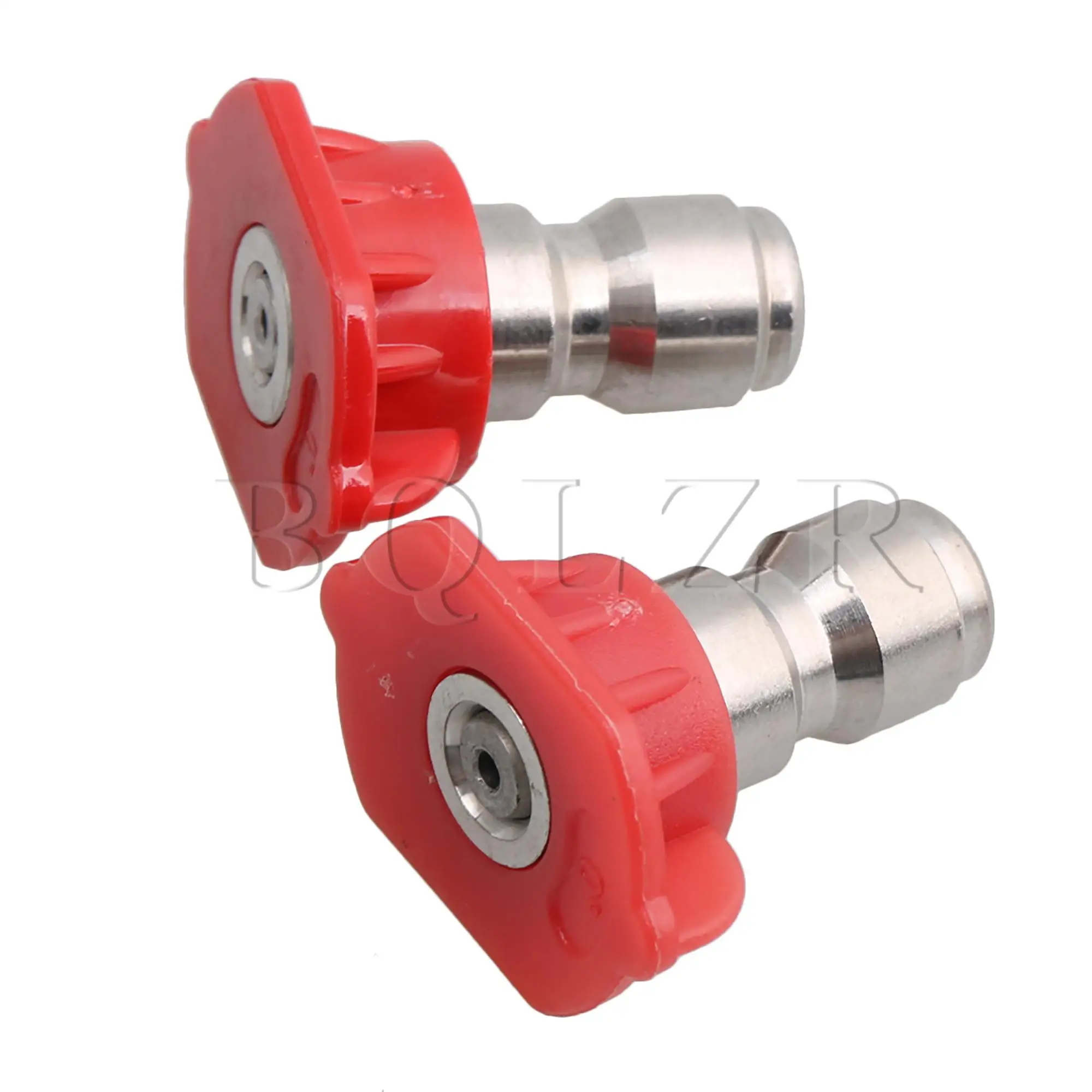 Bqlzr 15Pcs Rode Rvs 0 Graden Sproeikop Tips 1.0 1.2 1.4 1.6Mm