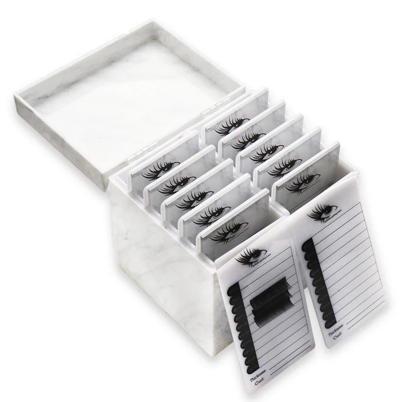 5/10 Layers Eyelash Storage Box 4 Colors Makeup Organizer Eyelash Glue Pallet Lashes Holder Grafting Eyelash Extension Tool