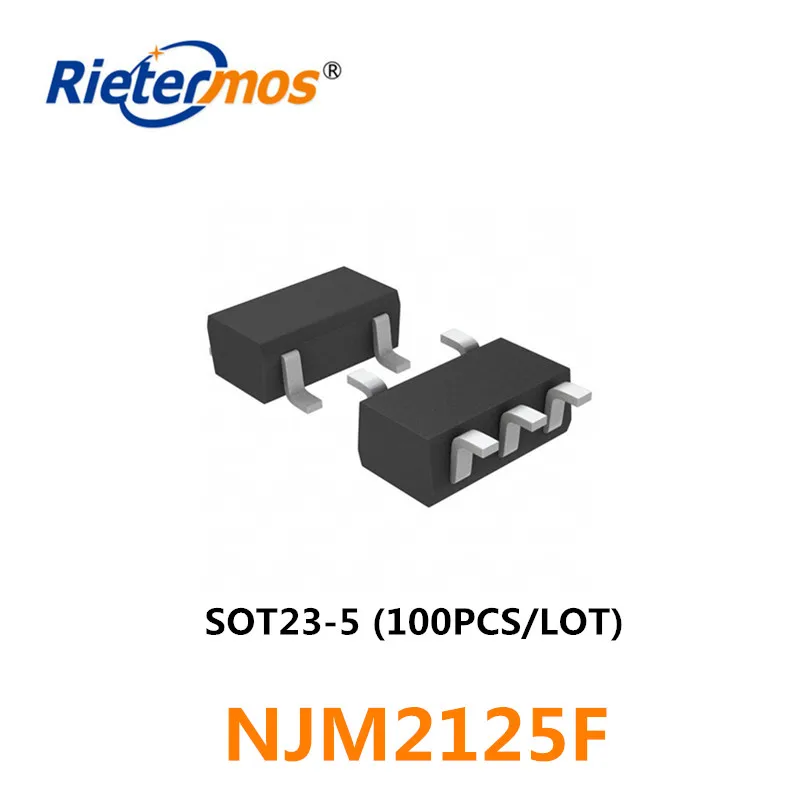 100PCS NJM2125F NJM2125 SOT23 SOT23-5NEW AND ORIGINAL