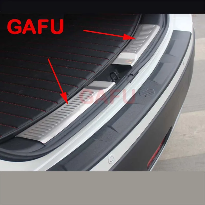 

For Suzuki SX4 S-Cross 2013 2014 2020 Car Rearguards Stainless Steel Rear Bumper Trunk Fender Sill Plate Protector Guard Covers