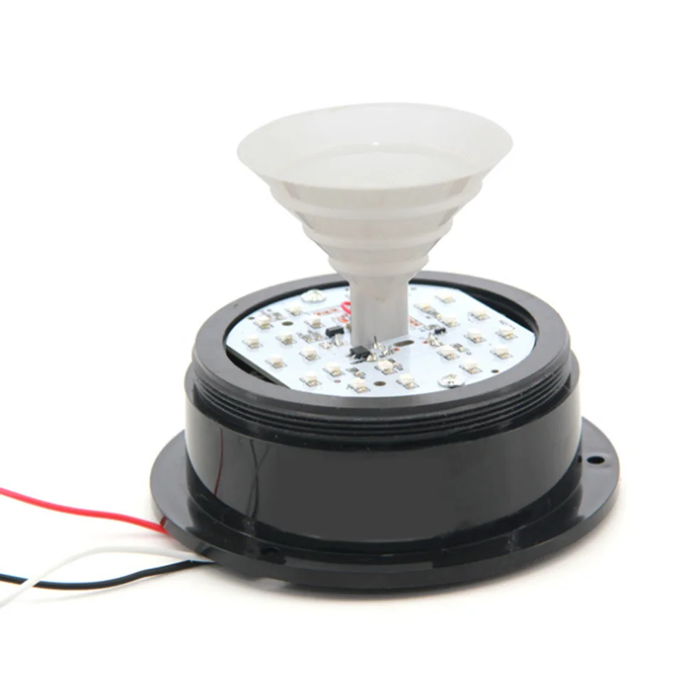 Luz estroboscópica LED para coche, luces intermitentes de advertencia de emergencia para camión, vehículo, autobús escolar, 12-24V