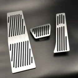 Accelerator Brake pedal Decoration Cover Trim case For BMW E60 E61 E63 E64 E70 M5 M6 Car interior Styling LHD