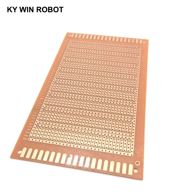 1 sztuk DIY 9*15CM jednostronna PCB uniwersalna matryca eksperymentalna płytka drukowana pojedynczy ciągły otwór cztery otwory 9x15CM dla Arduino — zdjęcie 7