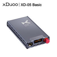 Xduoo XD05 Basic HIFI Audio USB DAC Portable Headphone Amplifier Bluetooth5.0 AMP ES9018 PCM384 DSD256 for PC Game Movie XD-05