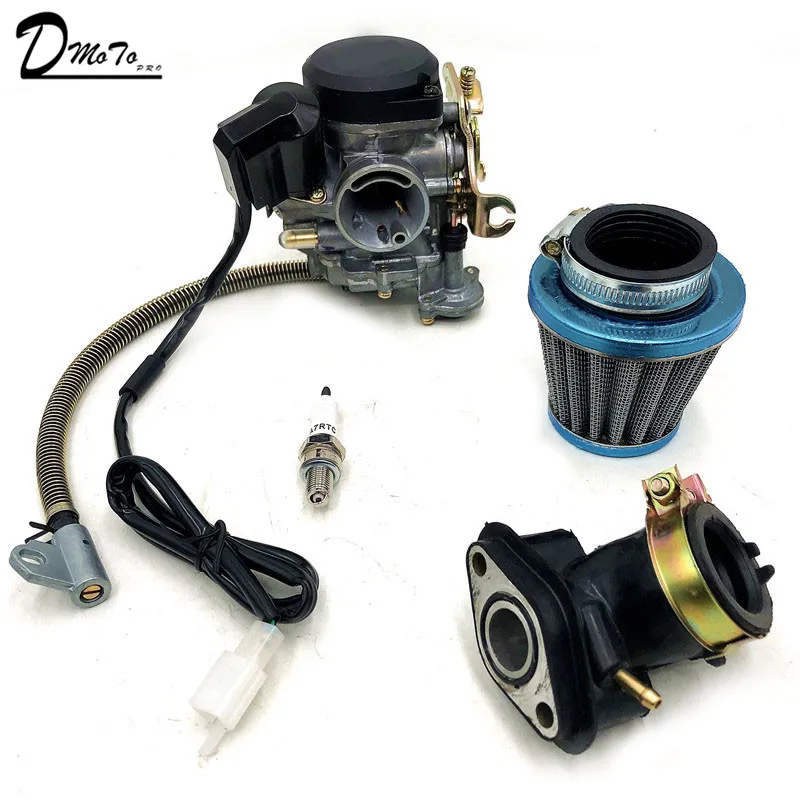 18mm GY6 50cc SCOOTER MOPED PD18J CVK CARBURETOR CARB 139QMB 139QMA  ATV QUADS GO-KART BUGGY (PD18J)