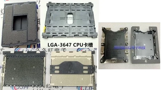 

1PCS LGA36473 PE36477-01NK1-1H 1554116-2 LGA 1356 LGA2011 PE201127-4355-01H PE135627-4371-01H LGA1356 Socket 479M CPU PGA638