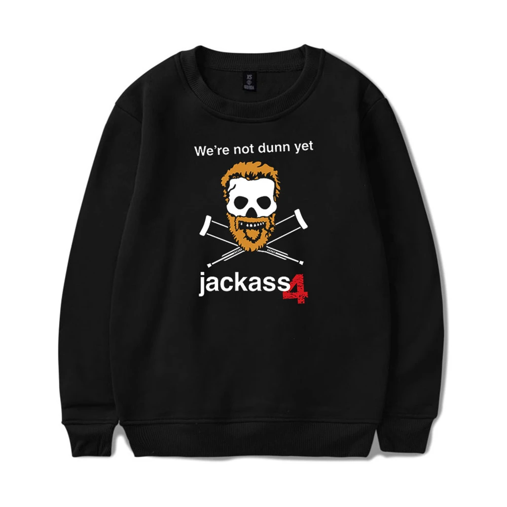 

Jackass Forever O-Neck Sweatshirts Women Men Long Sleeve Sweatshirt Unisex Casual Streetwear Fashion Clothes
