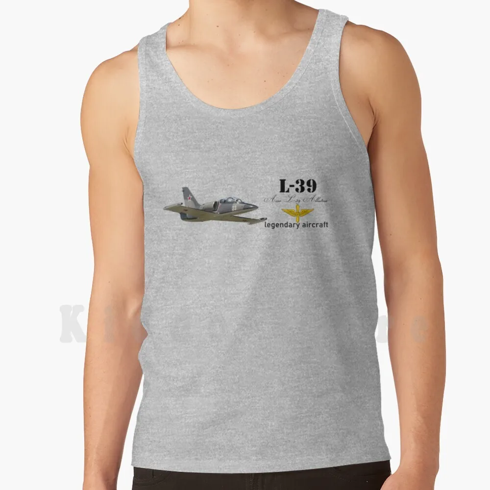 L-39 Tank Tops Vest Sleeveless L 39 Plane Fighter Bomber Pilot Plans Airplane Training Aero L 29