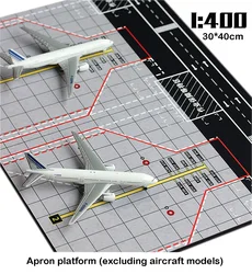 miniature  1:400  Airport  Aircraft apron  Exhibition Platform  Dual seats  woodiness 40*30cm