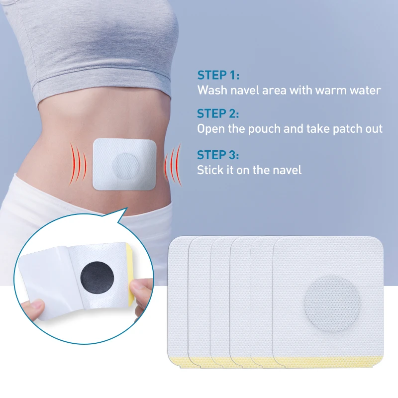 10Pcs/box Hypertension Patch Stabilize High Blood Pressure Plaster Treat Headache Insomnia Tinnitus Navel Medical Health Sticker