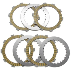 Motorcycle Clutch Friction Disc Plate Kit For Yamaha FZ-16 FZ16 Yamaha YZF R15 SP 2010- 21C-E6321-00 21C-E6331-00 54B-E6321-00