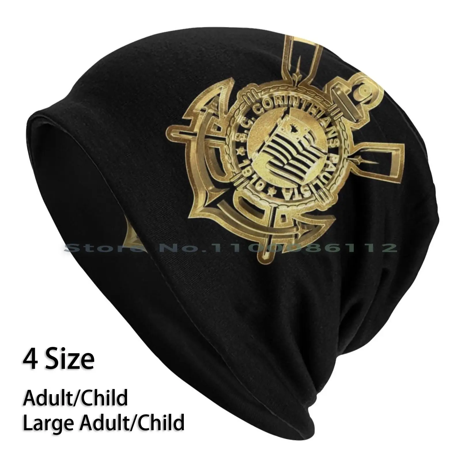 My Golden Football Corinthians Torcida Hooligans Brasil Beanies Knit Hat 1312 Hooligans Corinthians Torcida Casuals Corinthians