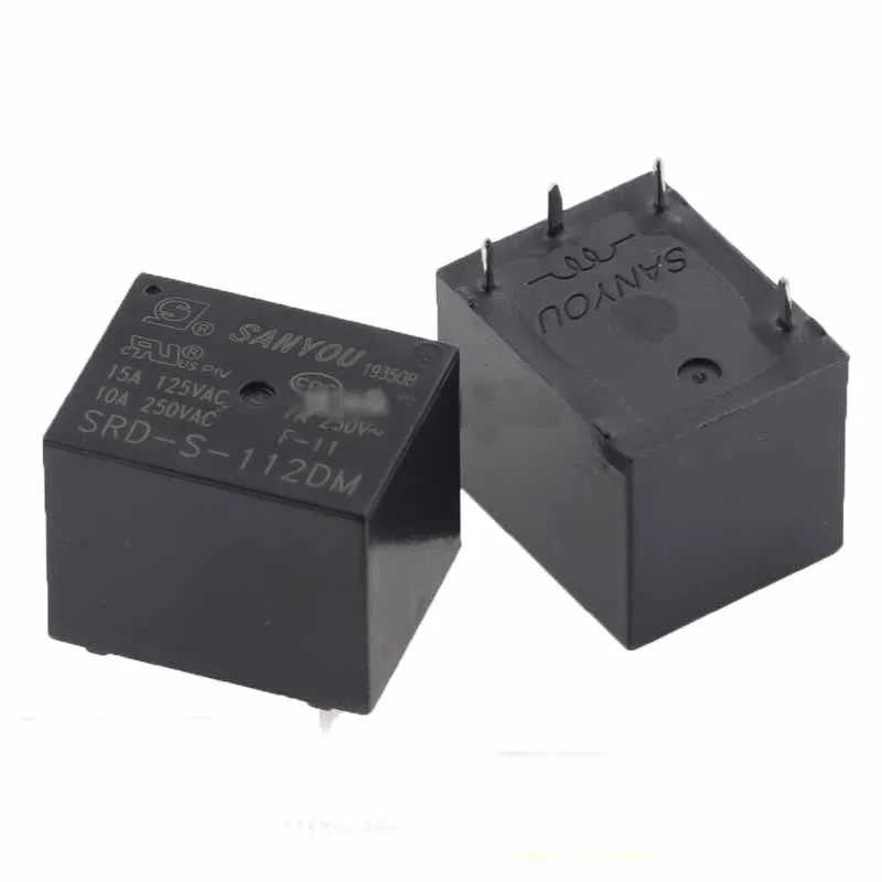 HOT NEW SRD-S-105DM SRD-S-112DM SRD-S-124DM SRD S 105DM 112DM 124DM SRDS105/112/124DM 5V 12V 24V relay 5VDC 12VDC 24VDC 10A 4PIN