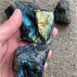 Natural High Quality Labradorite Stone Rough Mineral Specimen Moonstone Crystal Stone Handicraft Decorate Stones Healing