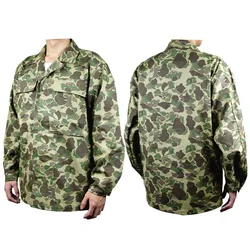 WWII WW2 US Army M42 101ST Air Force Paratrooper Reversible Camo Uniforms Coat Pacific Duck Camouflage Jacket