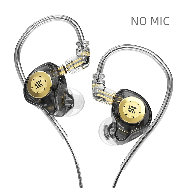 KZ EDX PRO In-Ear-Kopfhörer, dynamische Kopfhörer, HiFi-Musik, Sport-Ohrhörer, Sport-Headset mit Geräuschunterdrückung, KZ EDX PRO DQ6 ZS10PRO MT1