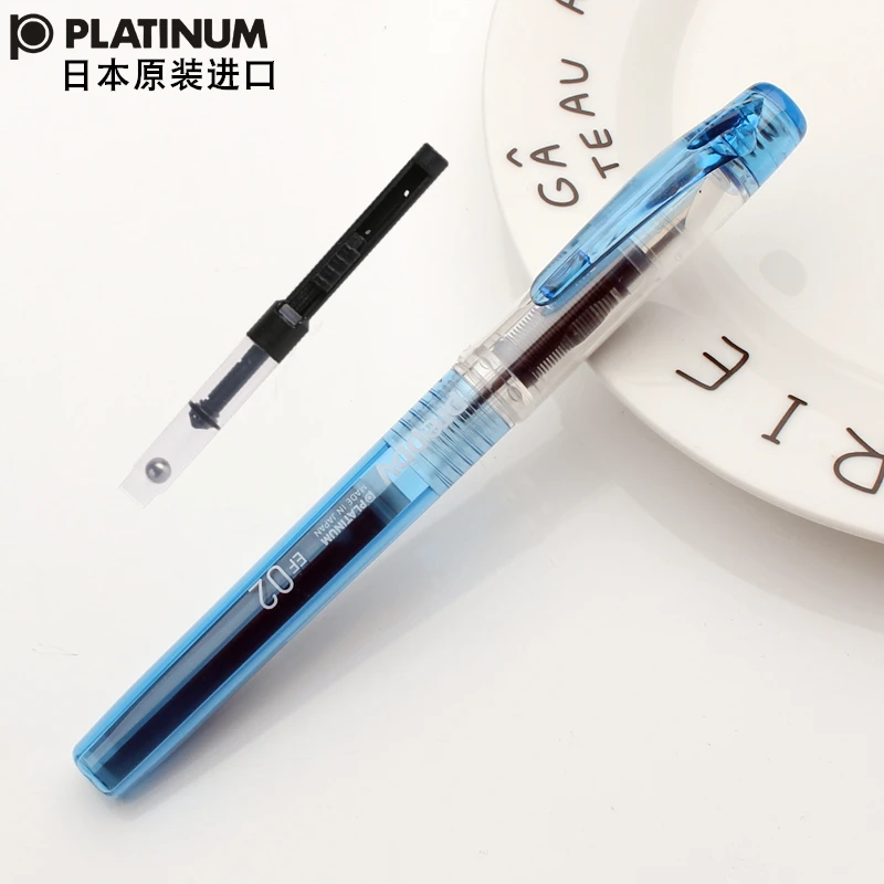 Imagem -05 - Platina Ppq300 Psq400c Estudantes Demonstração Extra Fino Nib 0.38 mm Caneta de Tinta Clara Transparente Lucency Claro Japão Origem