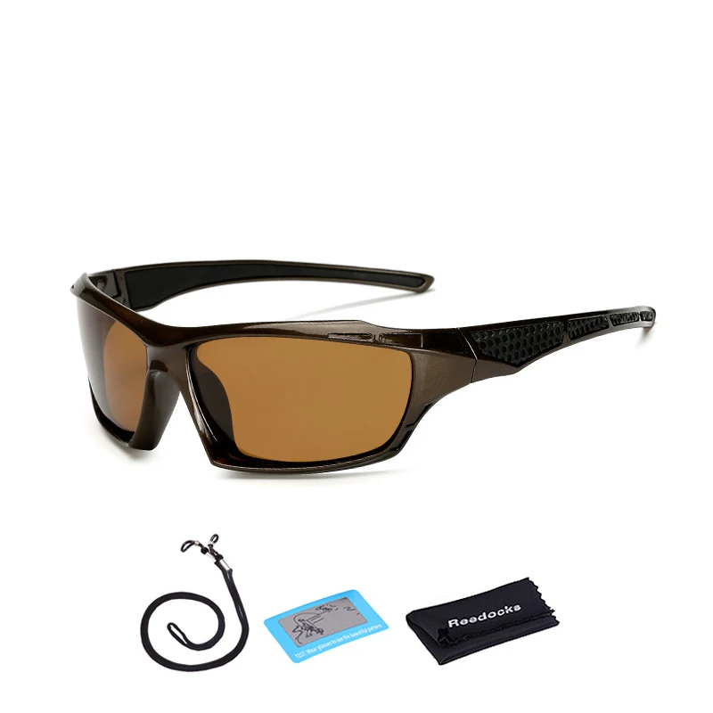 Reedocks Polarized Fishing Glasses Men Women Sport Eyewear UV400 Protection Outdoor Cycling Hiking Driving Sunglasses with Case