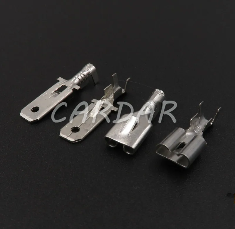 1 Set 6 Pin 6.3 Series Connector Wiring Socket With Pins AC Assembly - Image 5