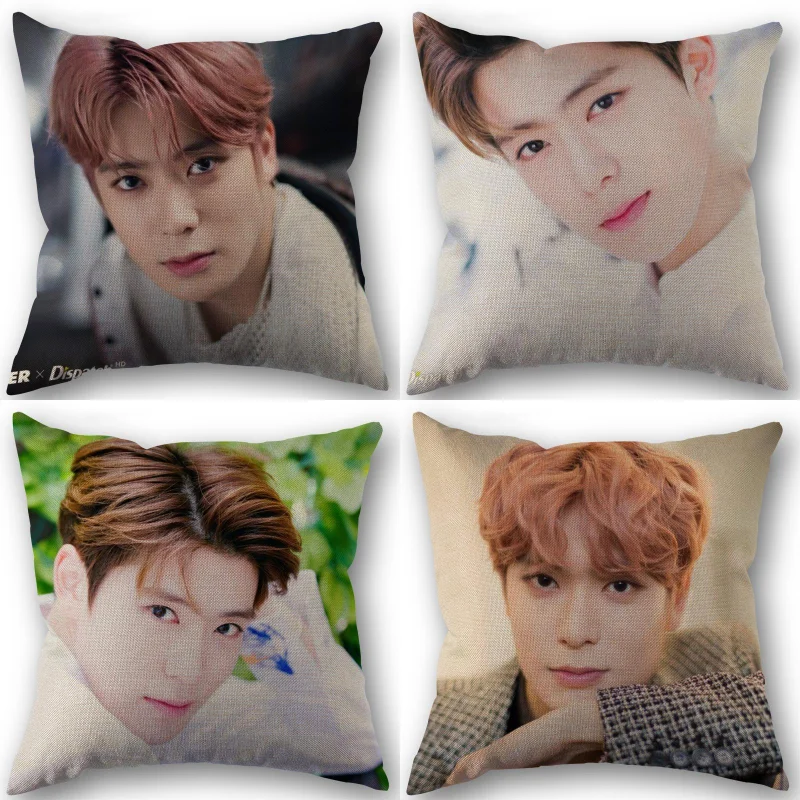 Custom JaeHyun KPOP Star Pillowcase Home Textile Cotton Pillow Covers Wedding Decorative Pillow Cover Square 45x45CM 0519