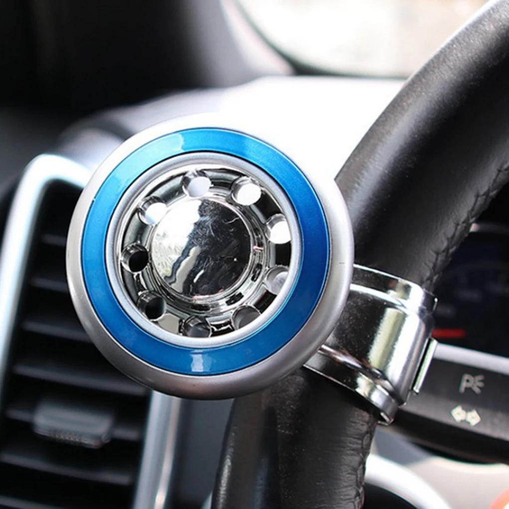 Car Boat Vehicle Power Plastic Handle Steering Wheel Spinner Knob Booster Accessory