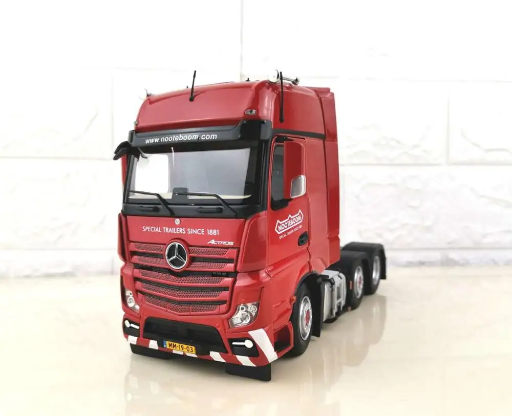 Classic Alloy Toy Model Gift Marge 1:32 Scale MB Actros MP4 Truck Tractor Trailers Vehicles DieCast Toy Model For Collection