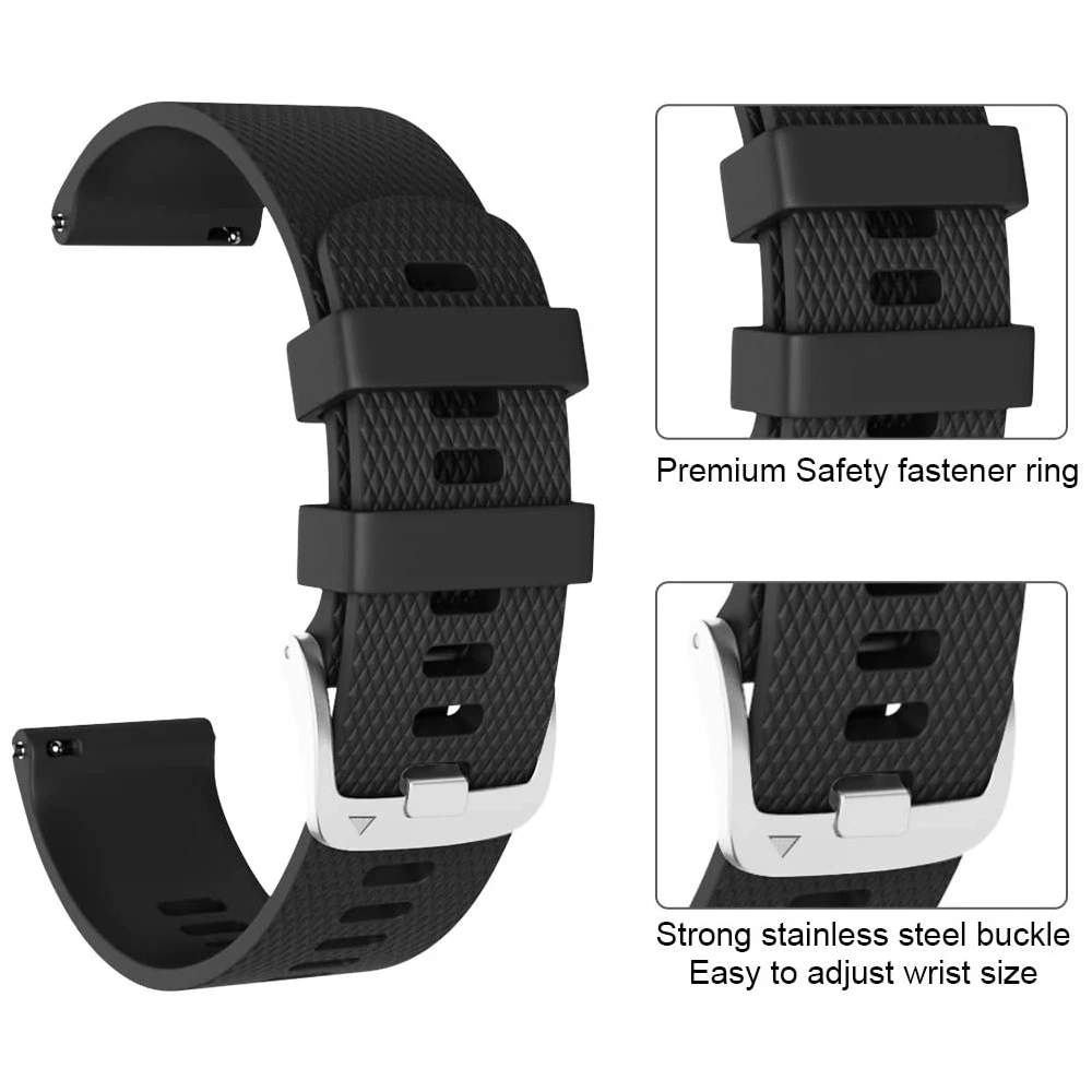 YAYUU Vivoactive 3นาฬิกา20มม.ซิลิโคนเปลี่ยนสำหรับ Garmin Vivoactive 3/Forerunner 645