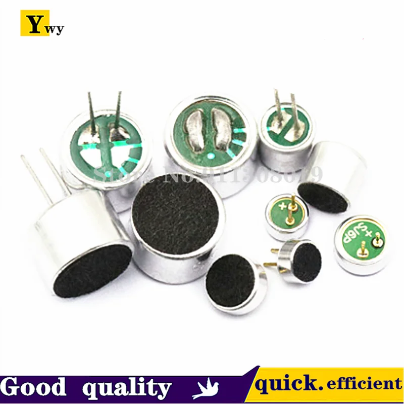 1PCS/LOT Microphone 6*5mm 7*9 6*2.2 condenser electret microphone 52DB pickup microphone with pin without