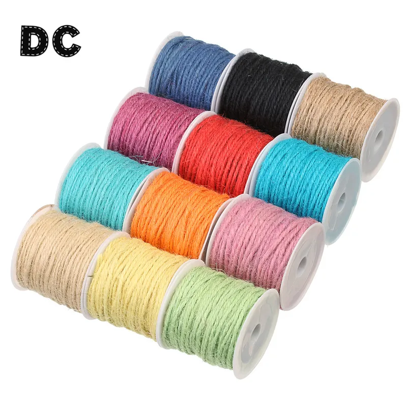 10 yard 2.5mm Colored Knitted Hemp Cord Rope fit Braided Bracelet DIY Jewelry Necklace Making Findings  14 colors