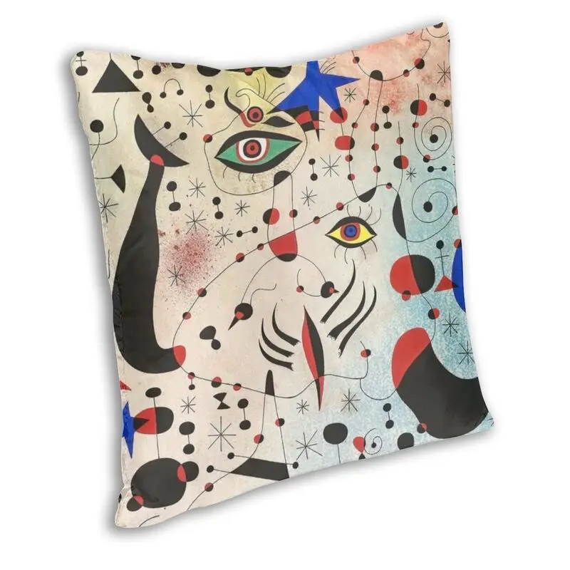 Ciphers And Constellations In Love With A Woman Cushion Covers Sofa Decoration Joan Miro Abstract Art Square Pillow Cover 45x45