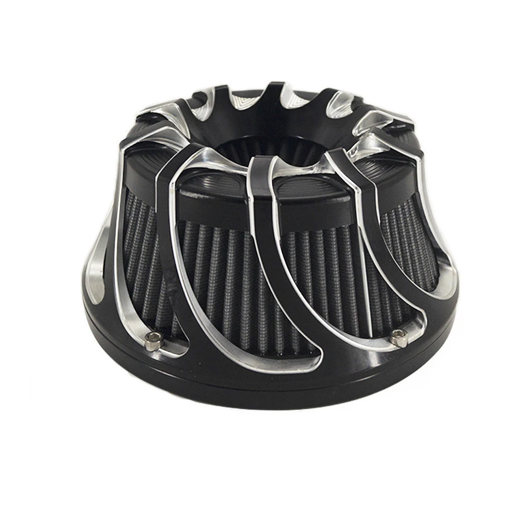 Motorcycle Air Filter Cleaner Intake Filter Grey Element For Harley Sportster XL48 Dyna FXDLS Touring Electra Road Glide Softail