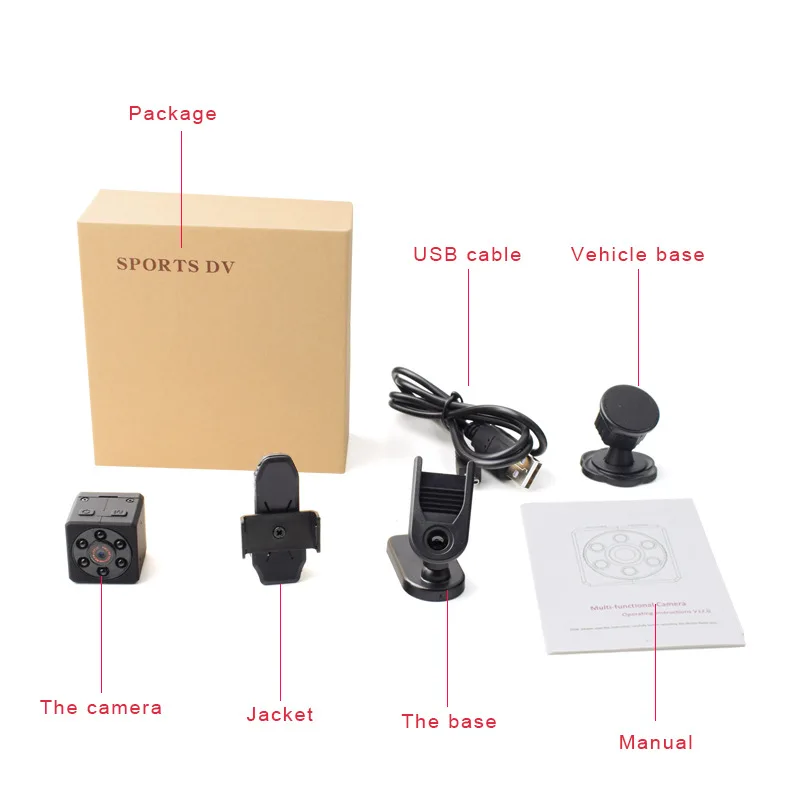 미니 카메라 1080P 휴대용 소형 HD 보모 캠 야간 투시경 완벽한 실내 보안 카메라 가정 및 사무실용